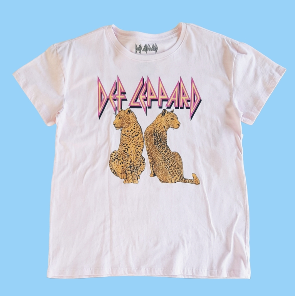 Girls Def Leppard Graphic Tshirt